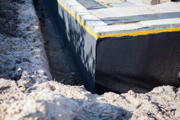 Professional Waterproofing technician working in Sobieski, WI